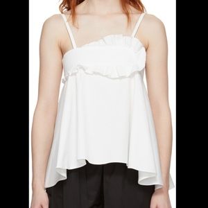 Carven poplin tank top